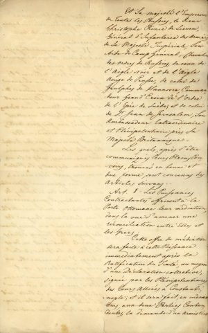 Copy of the Treaty of London 1827 between the three Great Powers (United Kingdom, France, Russia) Page 4