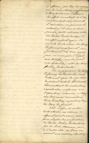 Copy of the Treaty of London 1827 between the three Great Powers (United Kingdom, France, Russia) Page 9