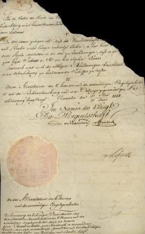 Decree appointing Alexandros Mavrokordatos, until then Prime Minister and Minister of Foreign Affairs, as Ambassador of Greece in Bavaria and Prussia Page 2