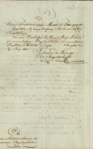 Decree of the Regency defining the formal and casual attire of the first Ambassador of Greece in Paris, Michael Soutzos Page 2