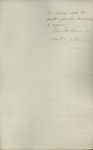Copy of letter from US Ambassador in London Andrew Stevenson to Greek Ambassador Spyridon Trikoupis Page 3
