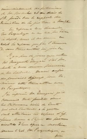 Letter from the British Resident of the Lord High Commissioner in Zante, Charles Sutton, to the Greek Government Page 2